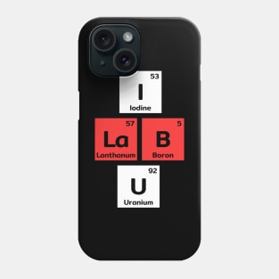 I Lab You - science love Phone Case