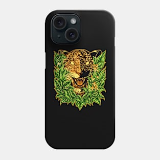 Lightning Leopard Deep Forest Phone Case