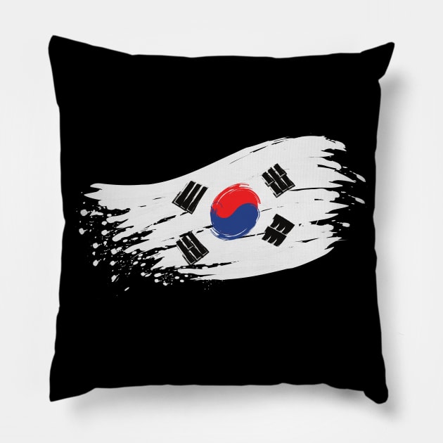 South Korea - Korean Flag Pillow by The Korean Rage
