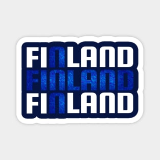 The flag of Finland / Blue Cross Flag Magnet