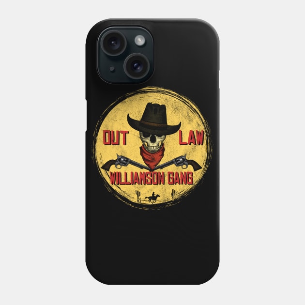 Outlaw Williamson Vintage Phone Case by Tosky