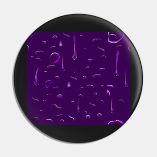 purple again 2, raindrops deep purple Pin