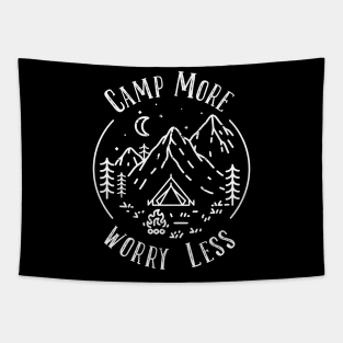 Camp more worry less Tapestry