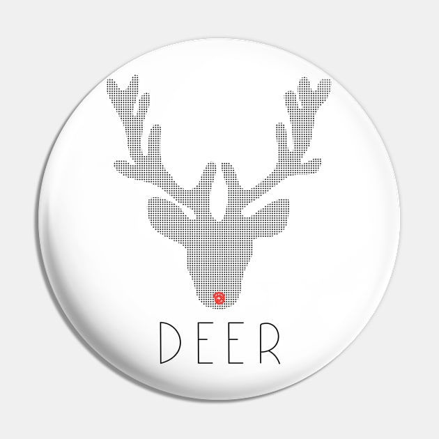 Deer design Pin by wawakt