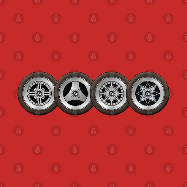 Classic JDM Wheel Combo Pixelart by retsbor10@comcast.net