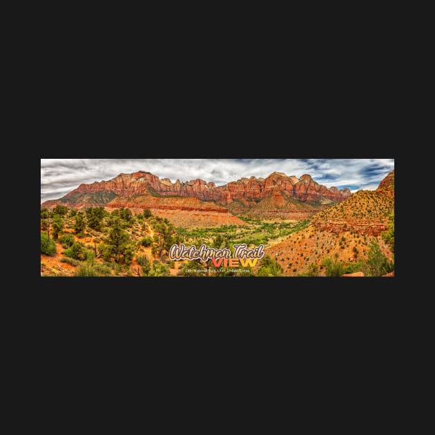 Watchman Trail View Zion National Park by Gestalt Imagery