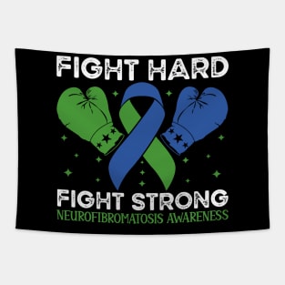 Fight Hard Fight Strong Neurofibromatosis Awareness Tapestry