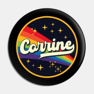 Corrine // Rainbow In Space Vintage Style Pin