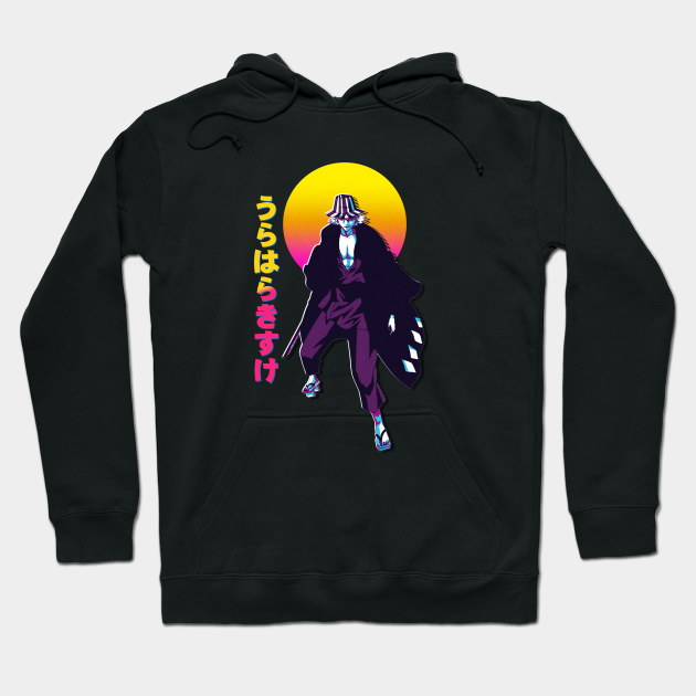 kisuke urahara  bleach  anime vaporwave
