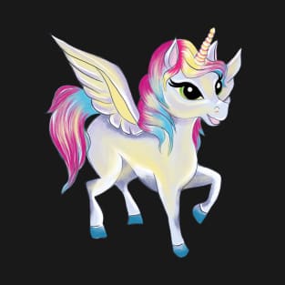 A rainbow unicorn! T-Shirt