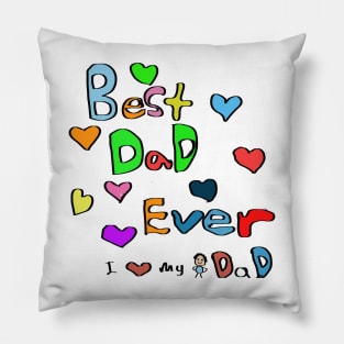 I Love My Dad, Hanalei Art Series Pillow