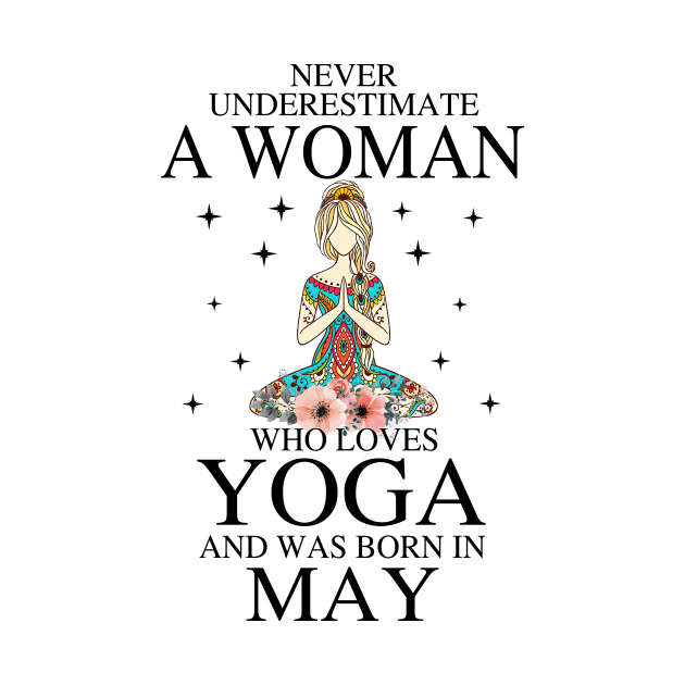 A Woman Who Loves Yoga And Was Born In May by Vladis