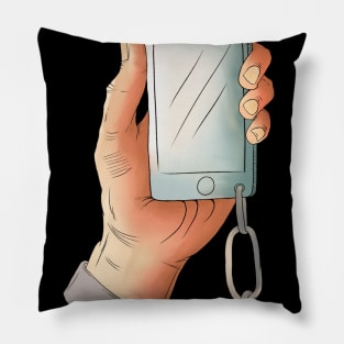 CELL PHONE (black edition) Pillow