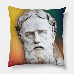 Xenophon Portrait | Xenophon Artwork Pillow