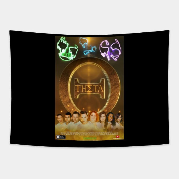 Theta Poster Tapestry by StabMovies