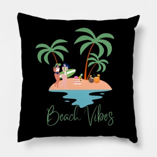 Girls Trip Beach Vibes Pillow