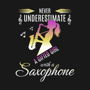 Saxophone Girl T-Shirt