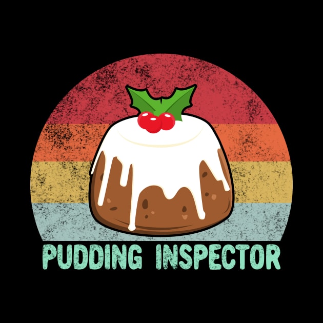 Retro Christmas Figgy Pudding Inspector by KawaiinDoodle