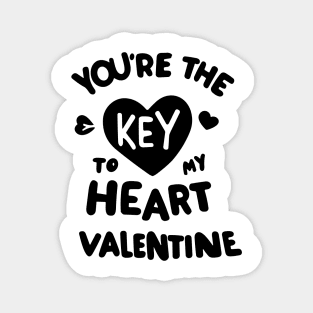 You're the Key to my Heart Valentine Magnet