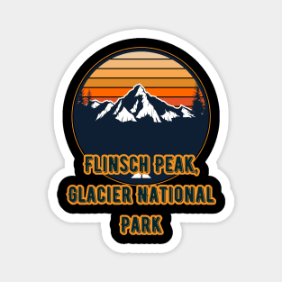 Flinsch Peak, Glacier National Park Magnet