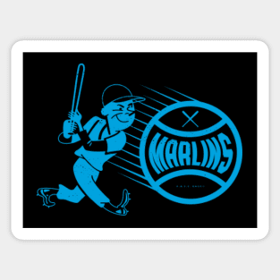 Marlins Baseball Sugar Kings Mascot - Miami Marlins Baseball Team - Magnet