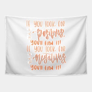 Look for the positives! Sticker Tapestry