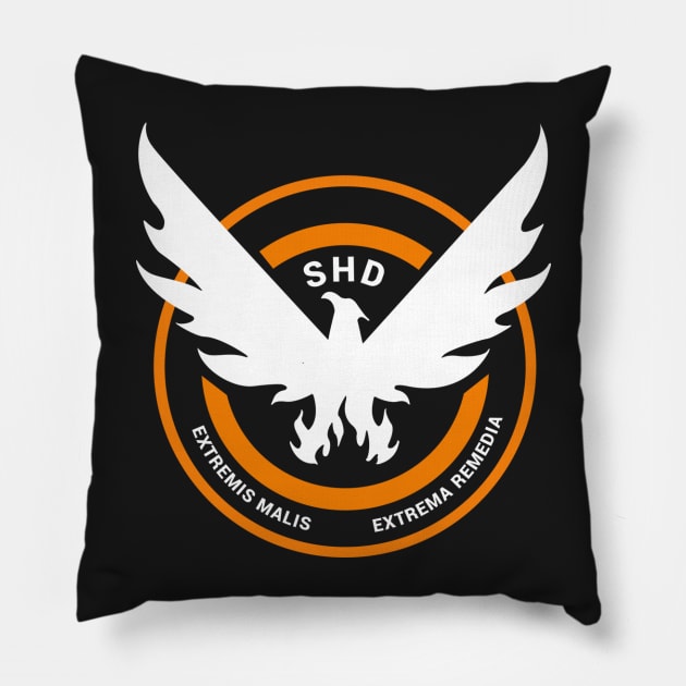 The Division Small SHD Logo Pillow by wyckedguitarist