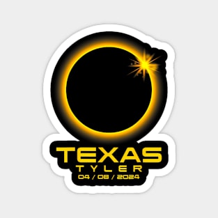 Tyler Texas Tx Total Solar Eclipse 2024 Magnet