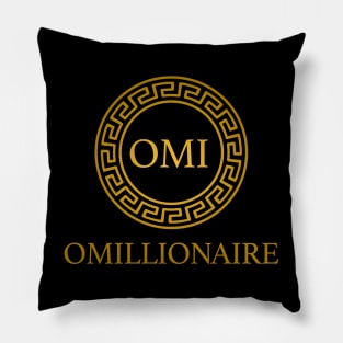 OMI Millionaire - Omillionaire Design - Gold OMI Pillow