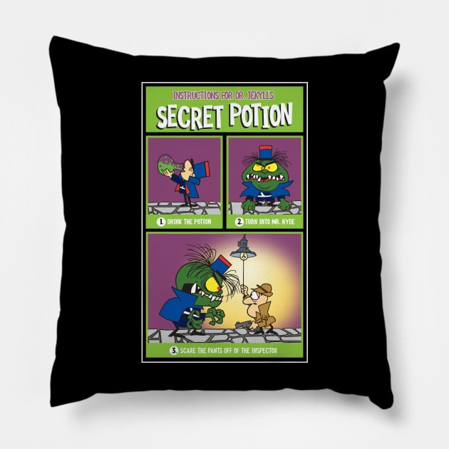 Inspector Dr Jekyll - Mr. Hyde Pillow by Chewbaccadoll