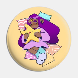 Sleeping star Pin