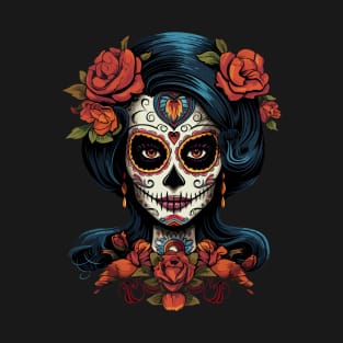 Day of The Dead La Catrina Dia De Los Muertos Women T-Shirt