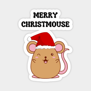 Merry Christmouse Magnet