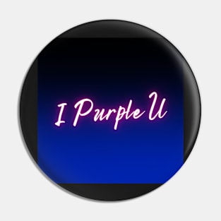 BTS I Purple U My Universe Pin