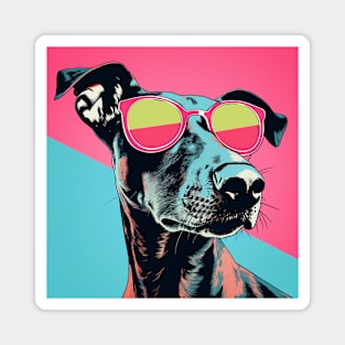 Pop Art Dog Magnet