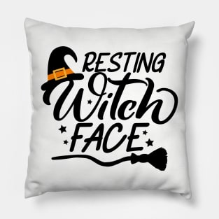 Resting Witch Face T-shirt Pillow