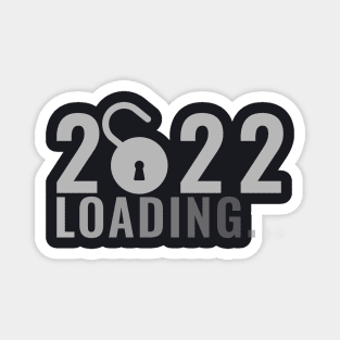 New Year - 2022 - Loading - Lockdown - Free Magnet