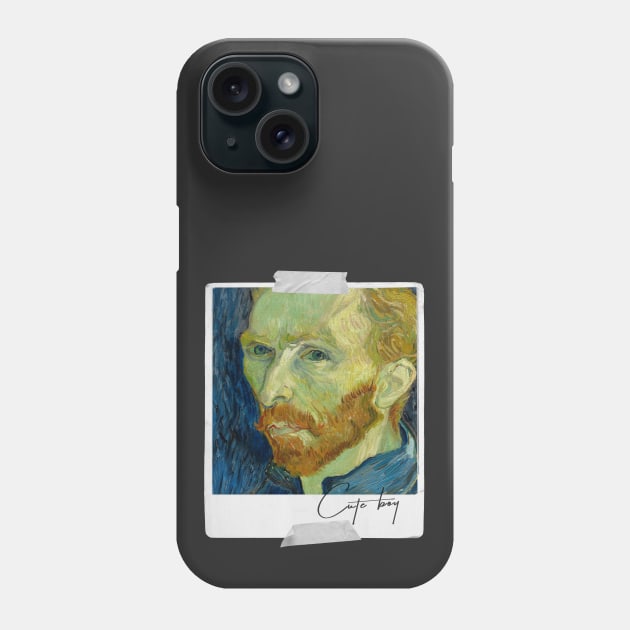 Cute Boy "Van Gogh" Phone Case by Looki