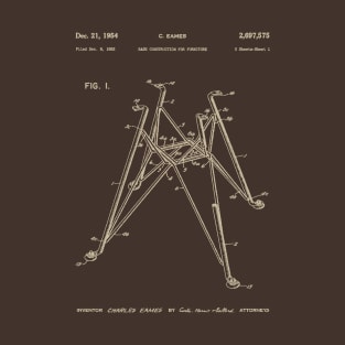 Eames Chair Patent T-Shirt