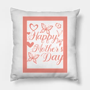 Heartfelt Mother's Day Gift Idea: Butterflies and Hearts for Mom Pillow