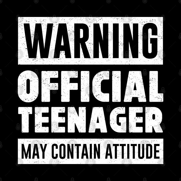 Warning Official Teenager May Contain Attitude Funny by mstory