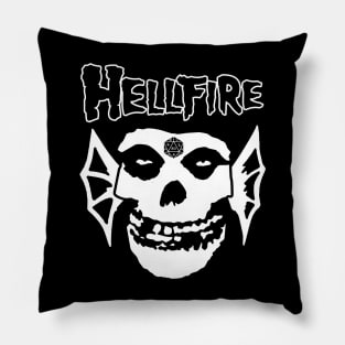 Cool 80's Punk Rock Band Logo Tv Show Parody Pillow