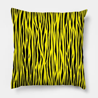 Animal Print Zebra YELLOW Pillow