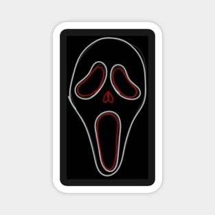 neon scream Magnet