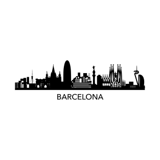 Barcelona Skyline T-Shirt