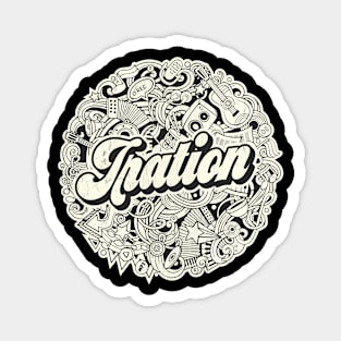 Vintage Circle - Iration Magnet