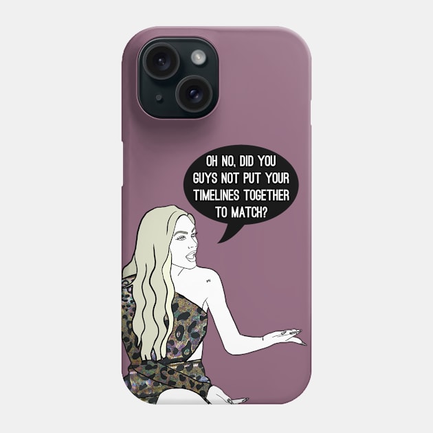 Timelines Phone Case by Katsillustration