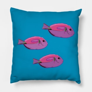 Pink Fishes Pillow