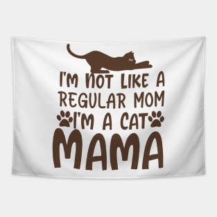 Funny Cat mama sayings Tapestry