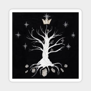 The White Tree Magnet